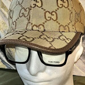 Gucci Tan Monogram Baseball Cap